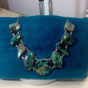 Chrysocolla Gemstone Necklace